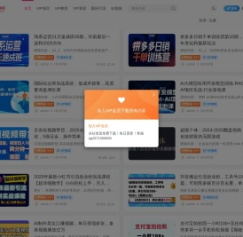 第一资源库-每天更新各大收费VIP教程和网赚项目