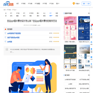 创业ppt图片素材设计怎么做？创业ppt图片素材的制作方法-PPT家园