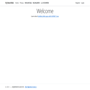 Home Page - MyNewWeb